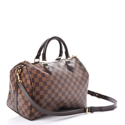 Louis Vuitton Damier Ebene Speedy Bandouliere 30 3 of 7