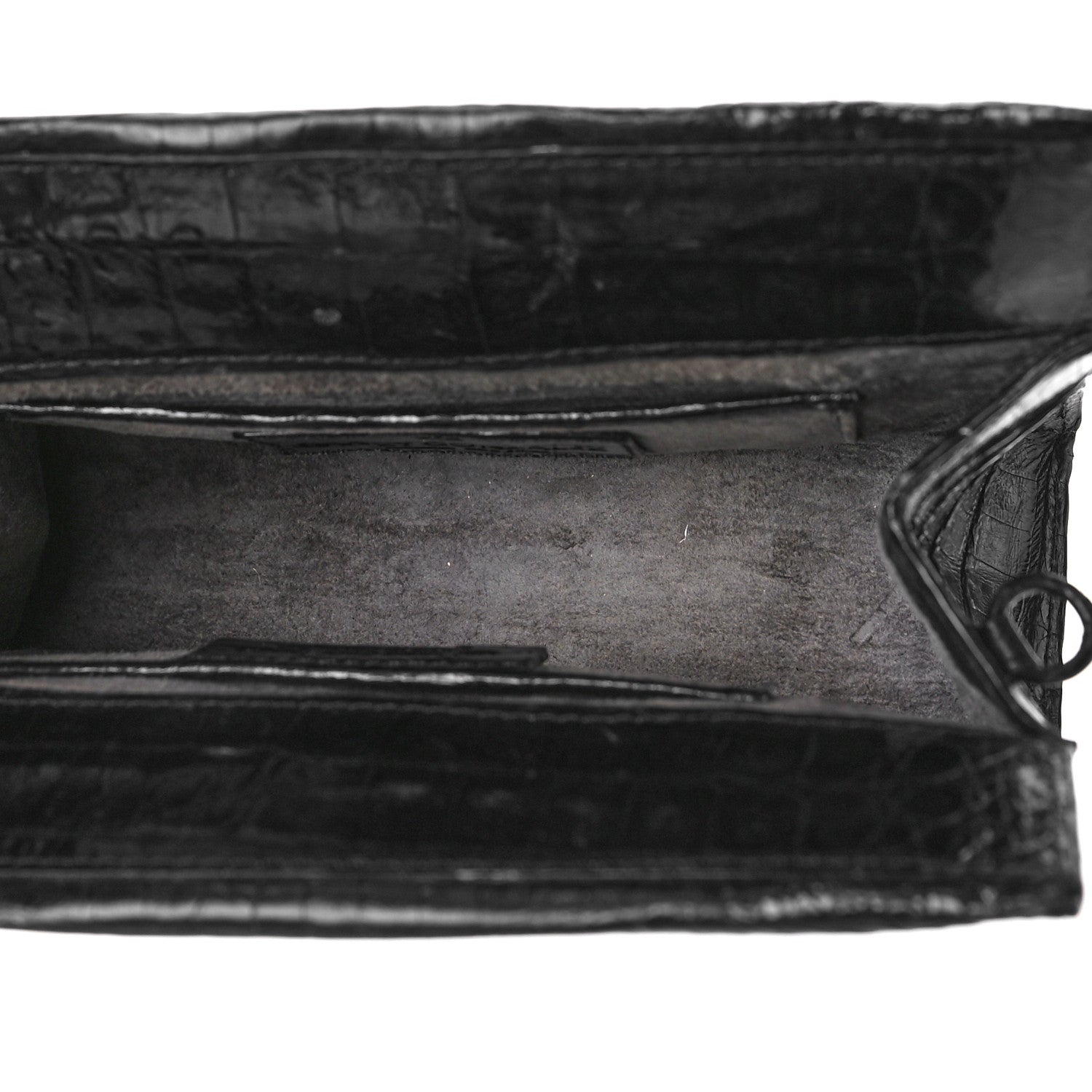 Nancy Gonzalez Crocodile Crossbody Bag Black 5 of 9