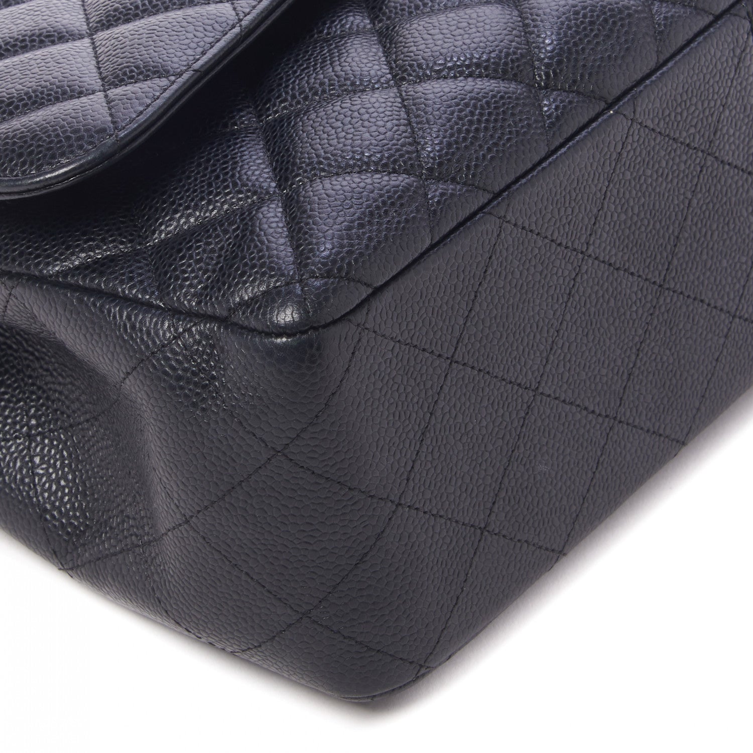 Chanel Caviar Quilted Jumbo Double Flap Black 6 of 10