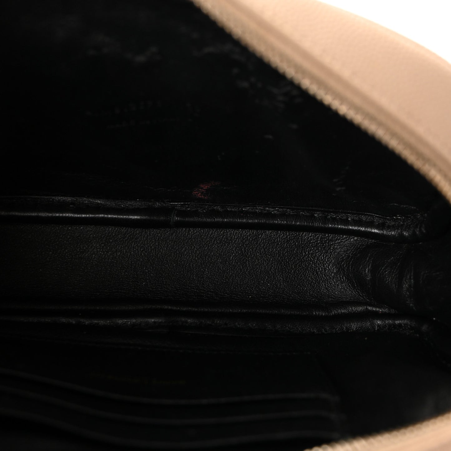 Grain De Poudre Matelasse Monogram Mini Lou Camera Bag Dark Beige
