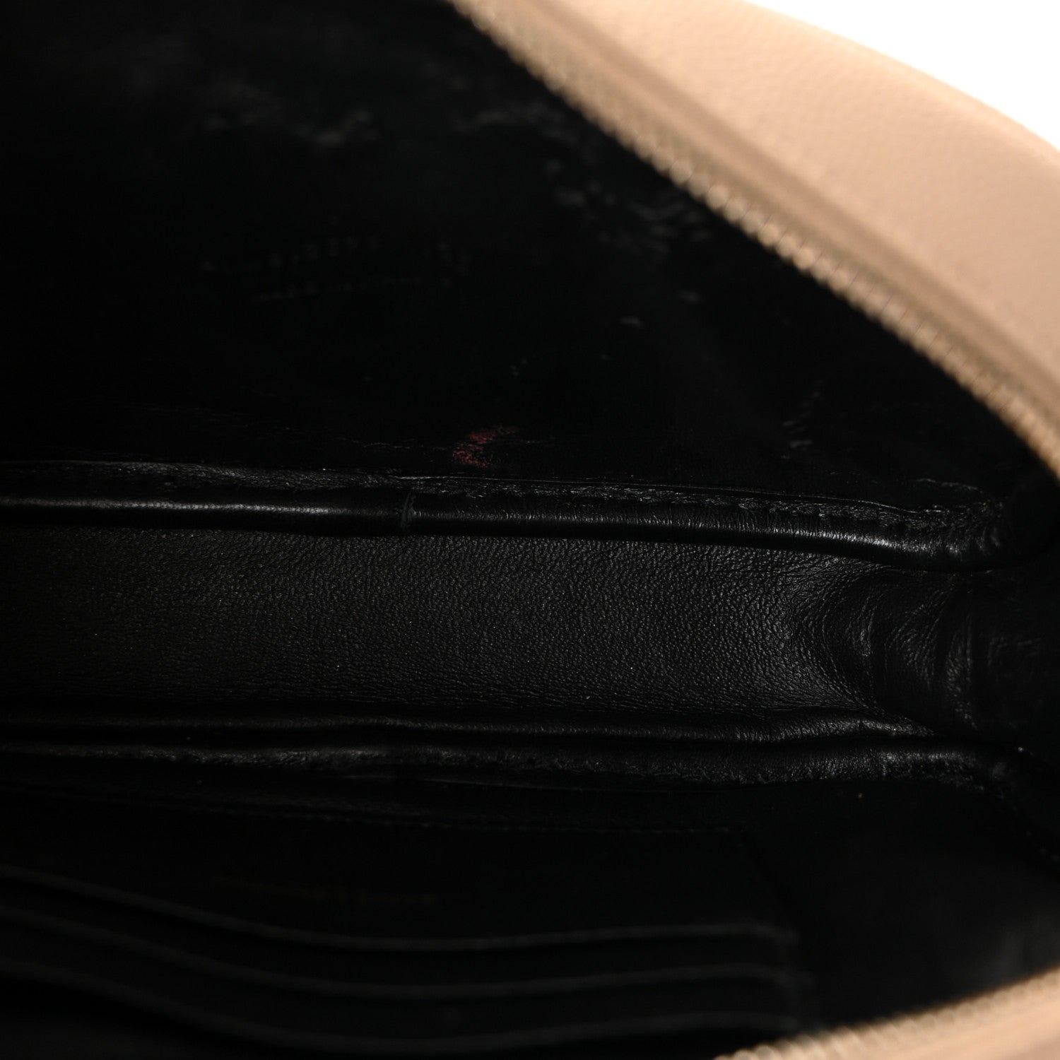Saint Laurent Grain De Poudre Matelasse Monogram Mini Lou Camera Bag Dark Beige 5 of 11
