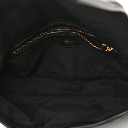 Fendi Nappa FF 1974 Embossed Baguette Black 5 of 11