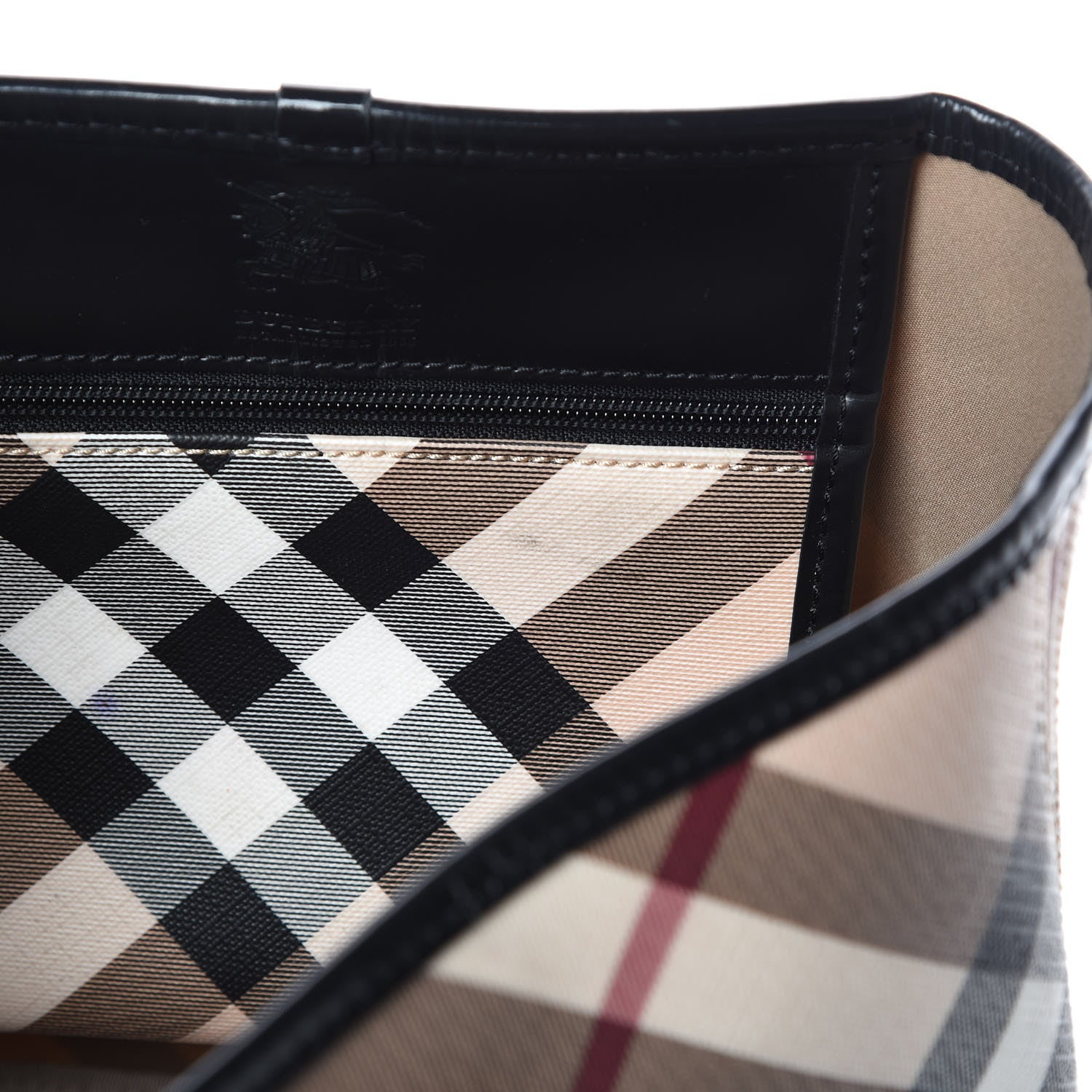 Burberry Supernova Check Tote Black 10 of 13