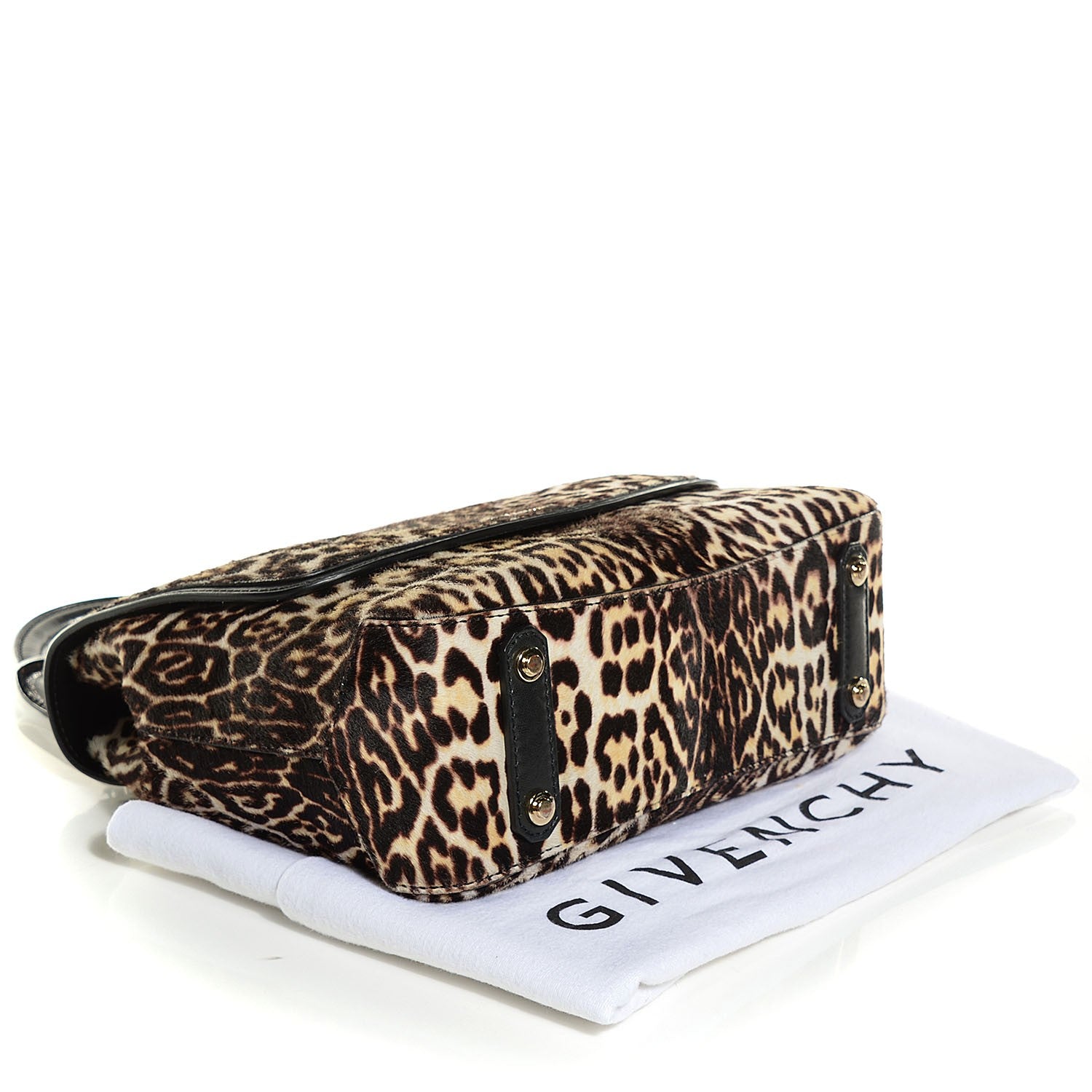 Givenchy Calf Hair Leopard Print Mirte Saddle Bag 4 of 9