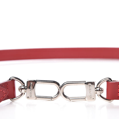Louis Vuitton Calfskin 16mm Adjustable Shoulder Strap Red 4 of 4