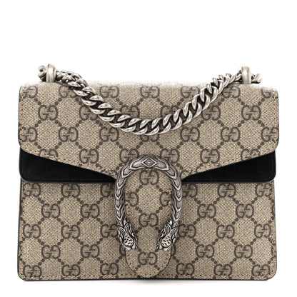 Gucci GG Supreme Monogram Mini Dionysus Shoulder Bag Black 1 of 11