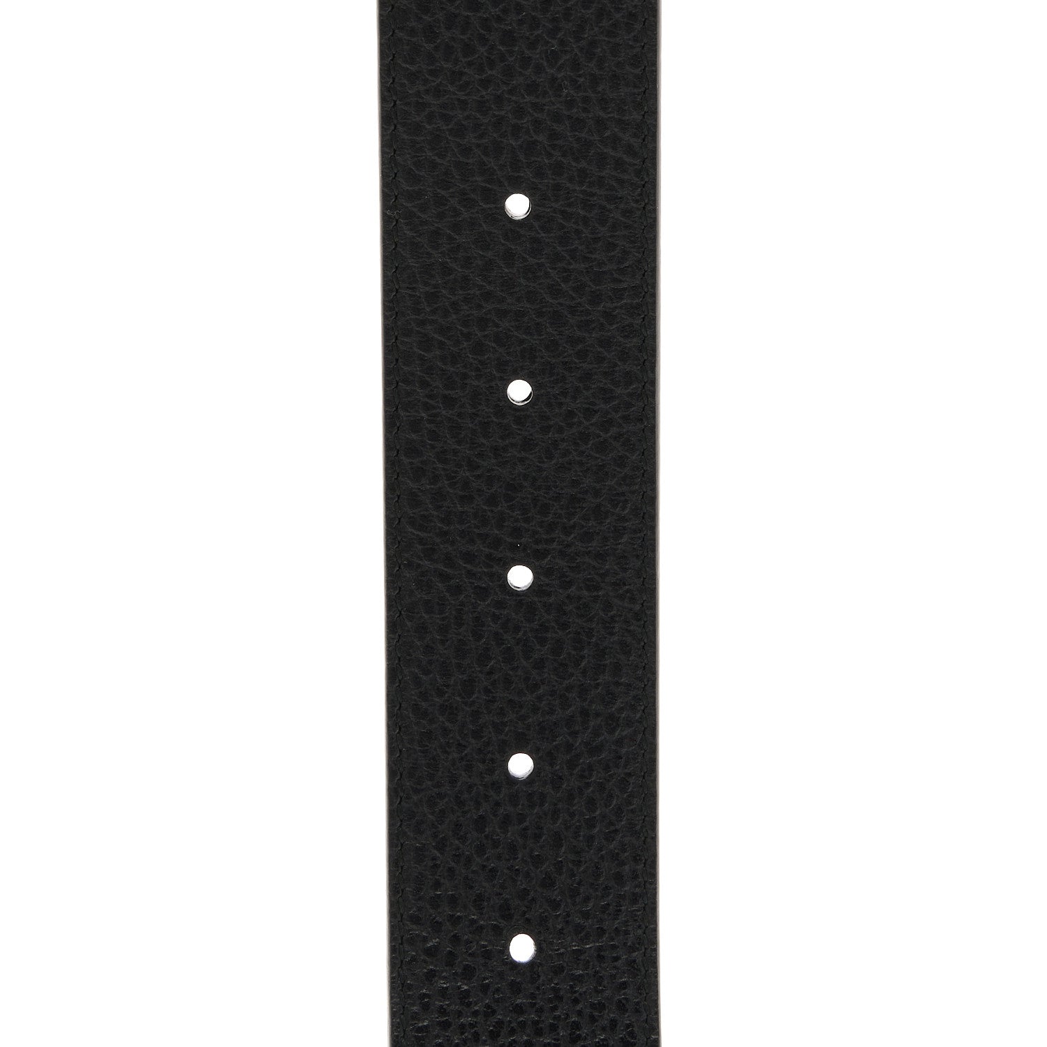 Gucci Calfskin Double G Reversible Belt 105 42 Black Cocoa 7 of 8
