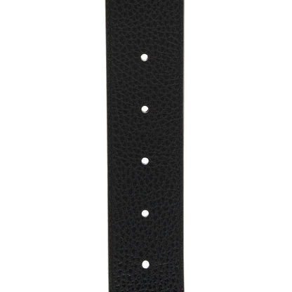 Gucci Calfskin Double G Reversible Belt 105 42 Black Cocoa 7 of 8