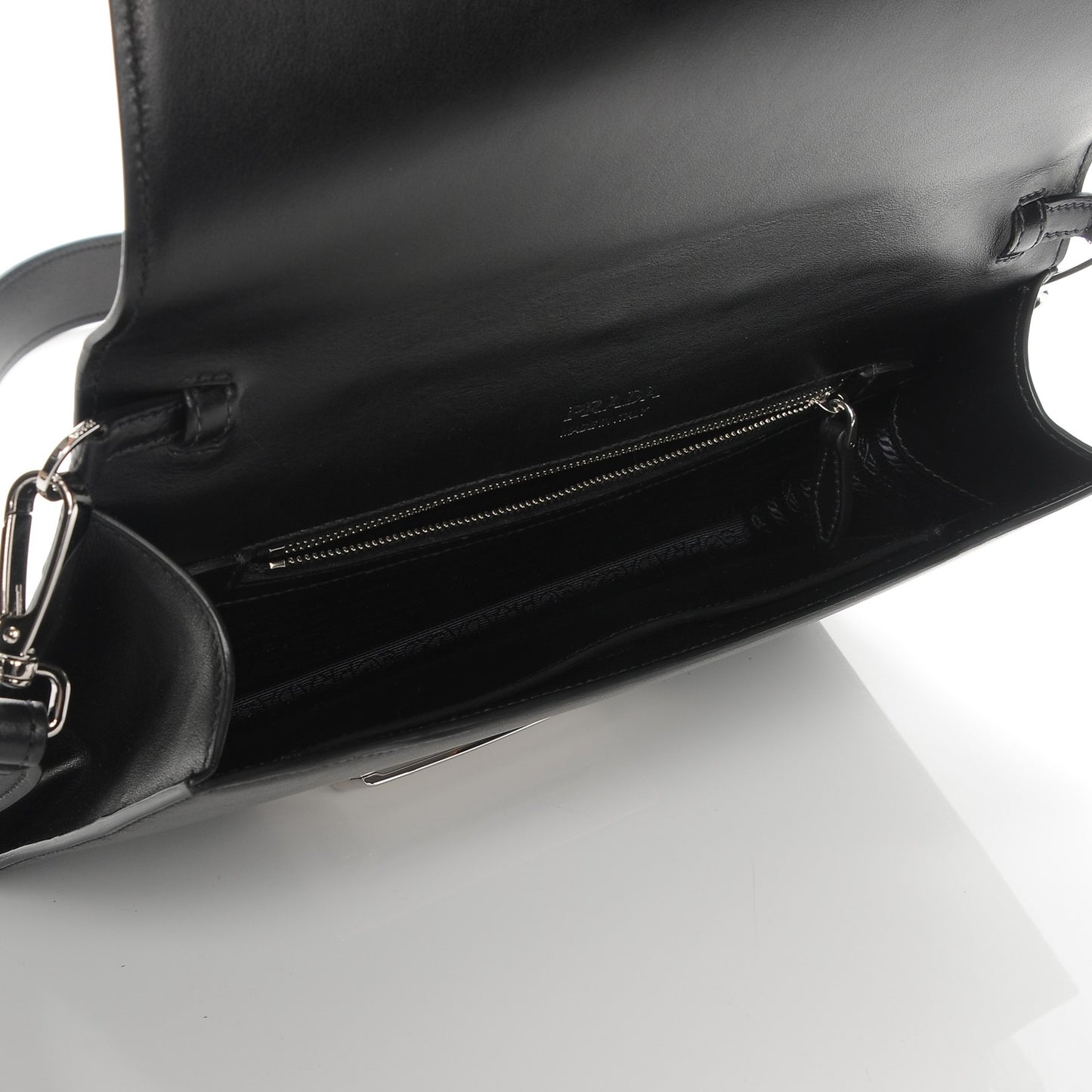 City Calf Ribbon Bag Nero Black