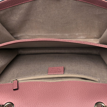 Gucci Dollar Calfskin Interlocking G Shoulder Bag Soft Pink 7 of 12