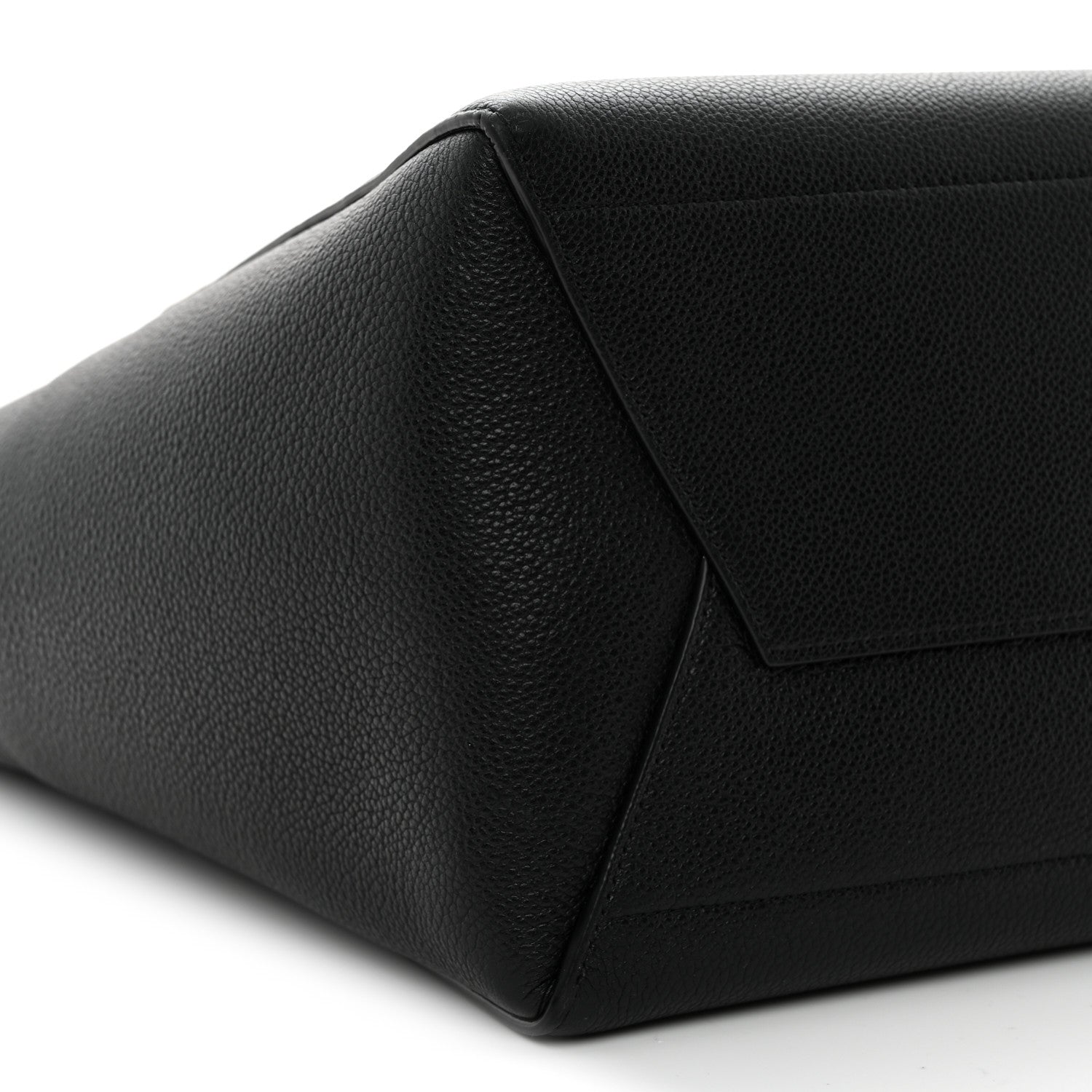 Celine Soft Grained Calfskin Sangle Bucket Bag Black 9 of 11