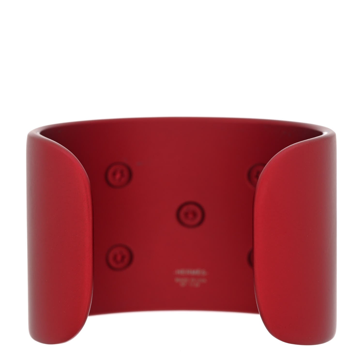 Hermes Aluminium Sunset Collier De Chien CDC Bracelet Rouge H 3 of 6