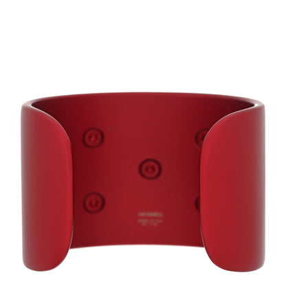 Hermes Aluminium Sunset Collier De Chien CDC Bracelet Rouge H 3 of 6