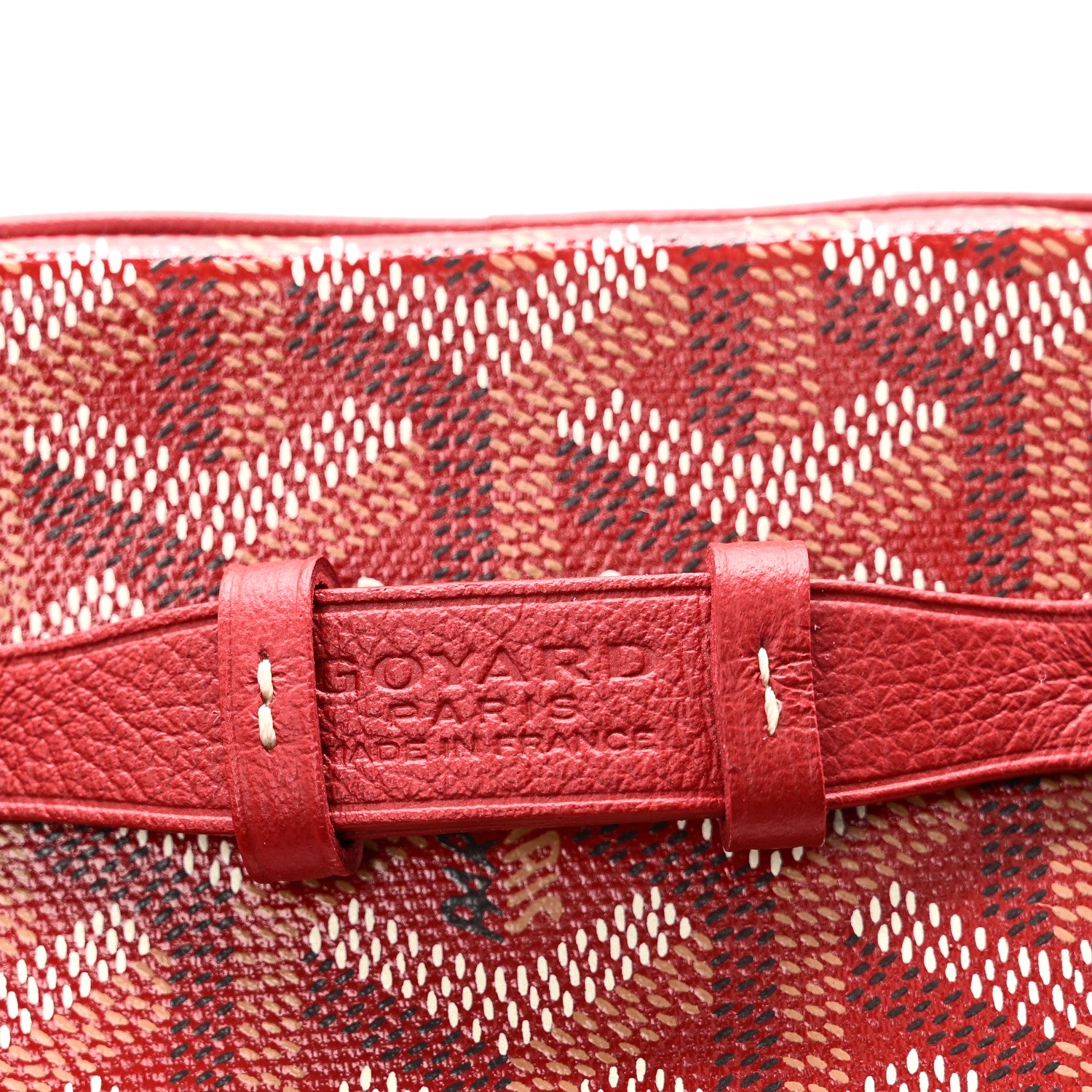 Goyard Goyardine Muse Nano Vanity Case Red 5 of 6