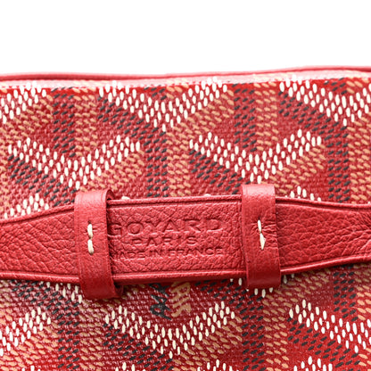 Goyard Goyardine Muse Nano Vanity Case Red 5 of 6