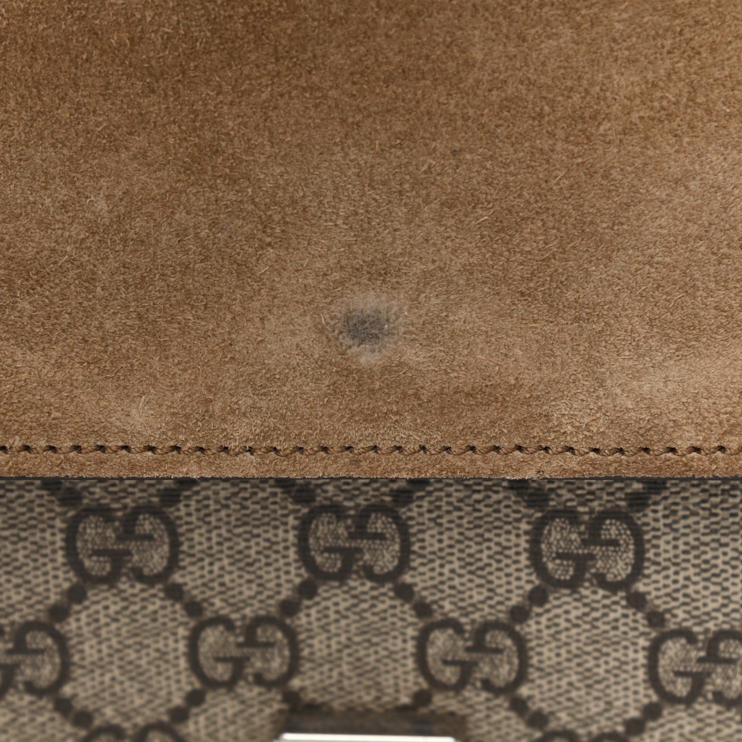 GG Supreme Monogram Mini Dionysus Shoulder Bag Taupe