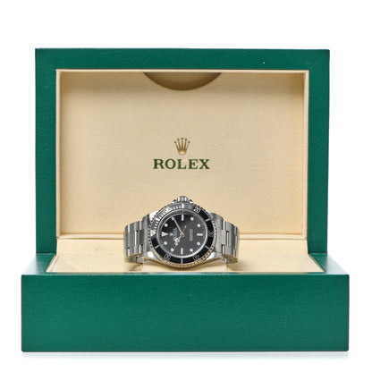 Rolex Stainless Steel 40mm Oyster Perpetual Submariner Watch Black 14060 6 of 6