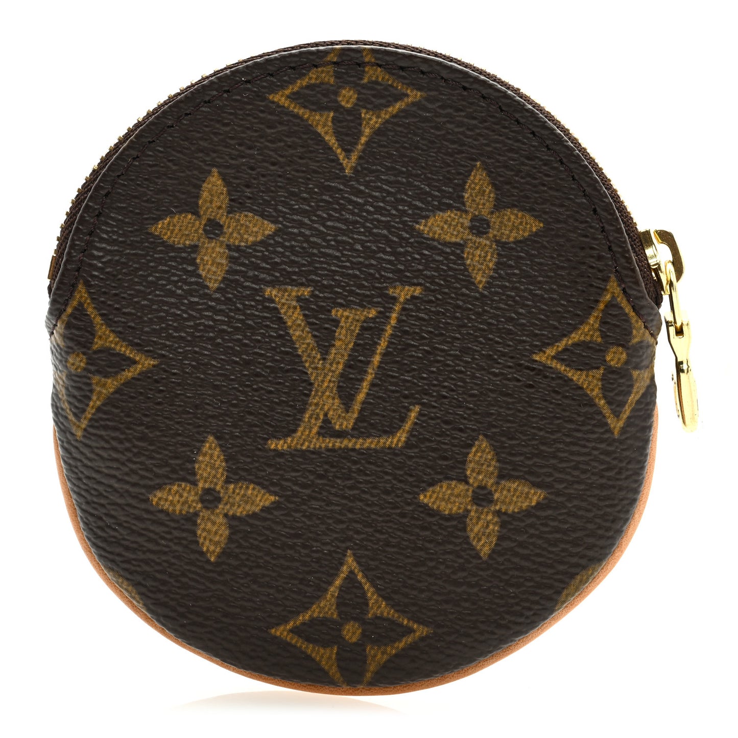 Monogram Round Coin Purse