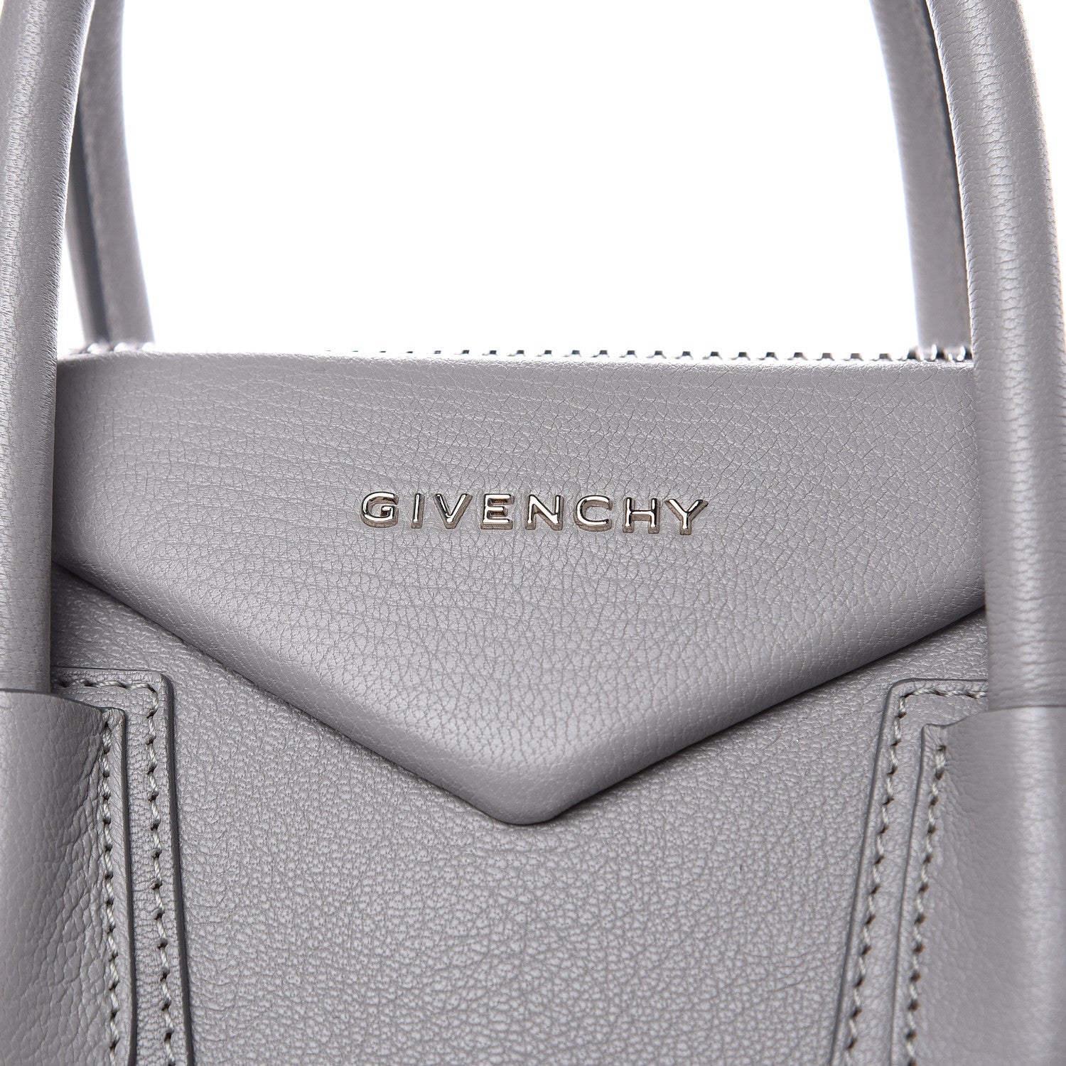 Givenchy Sugar Goatskin Medium Antigona Pearl Grey 8 of 15