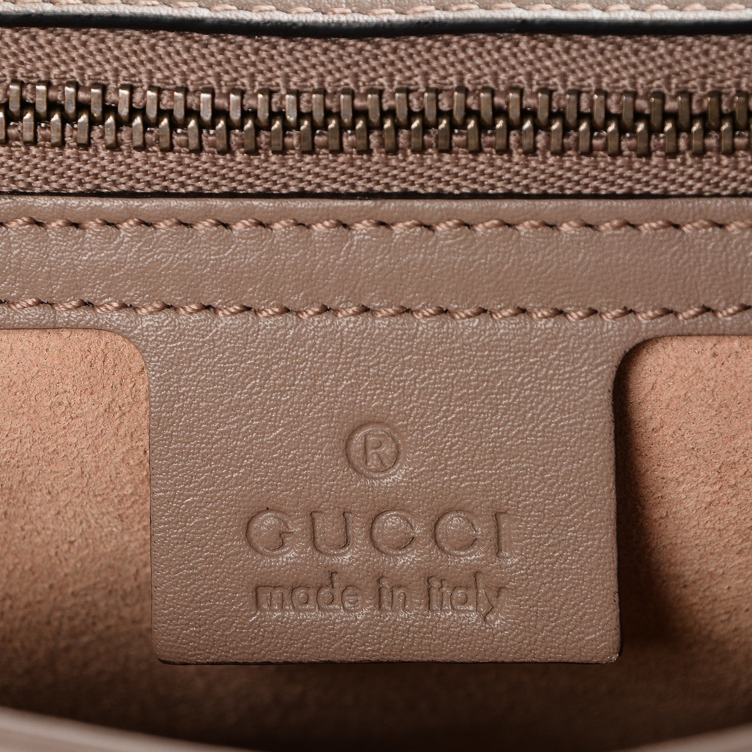 Gucci Calfskin Matelasse Medium GG Marmont Shoulder Bag Porcelain Rose 6 of 7