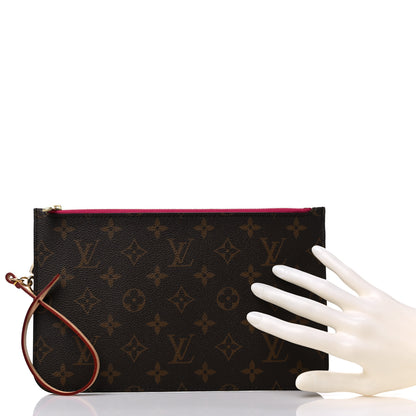 Louis Vuitton Monogram Neverfull MM GM Pochette Pivoine 2 of 8