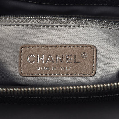 Chanel Caviar Quilted XL Grand Shopping Tote GST Black 6 of 15