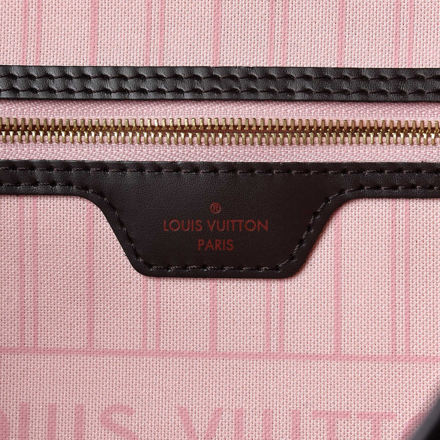 Damier Ebene Neo Neverfull MM Rose Ballerine