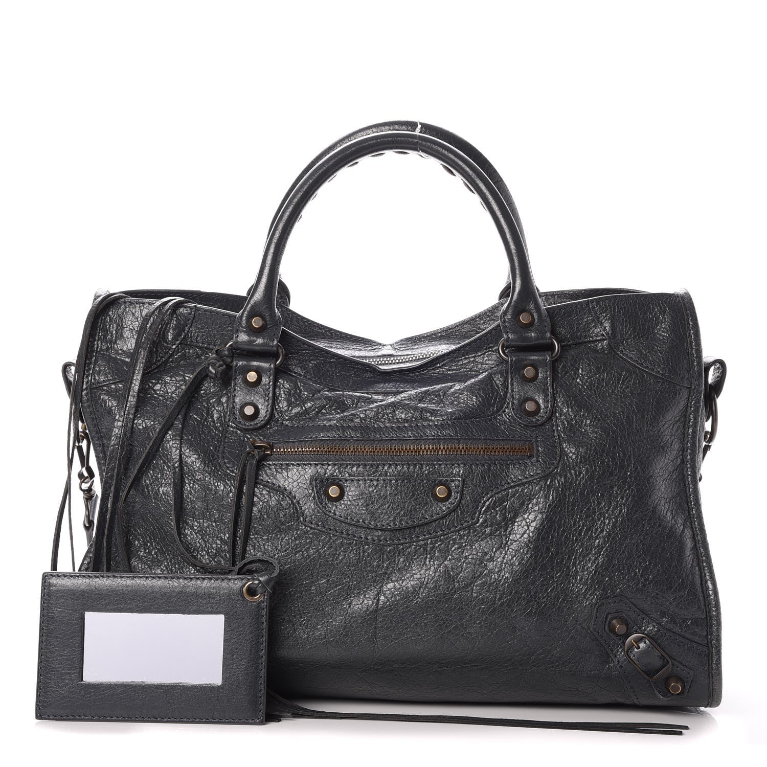 Balenciaga Agneau Classic Hardware City Anthracite 1 of 7