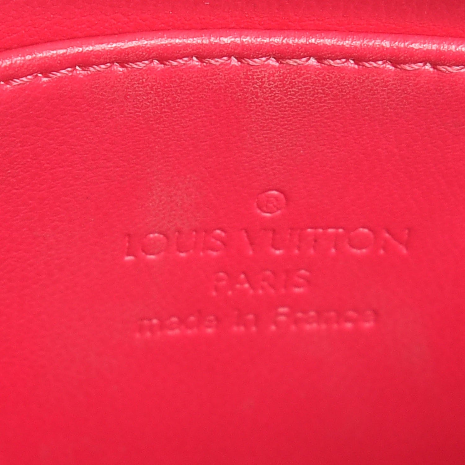 Louis Vuitton Vernis Trousse Cosmetic Pouch Rose Pop 5 of 9