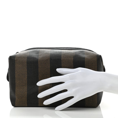 Fendi Pequin Spalmati Cosmetic Bag Tobacco 2 of 7