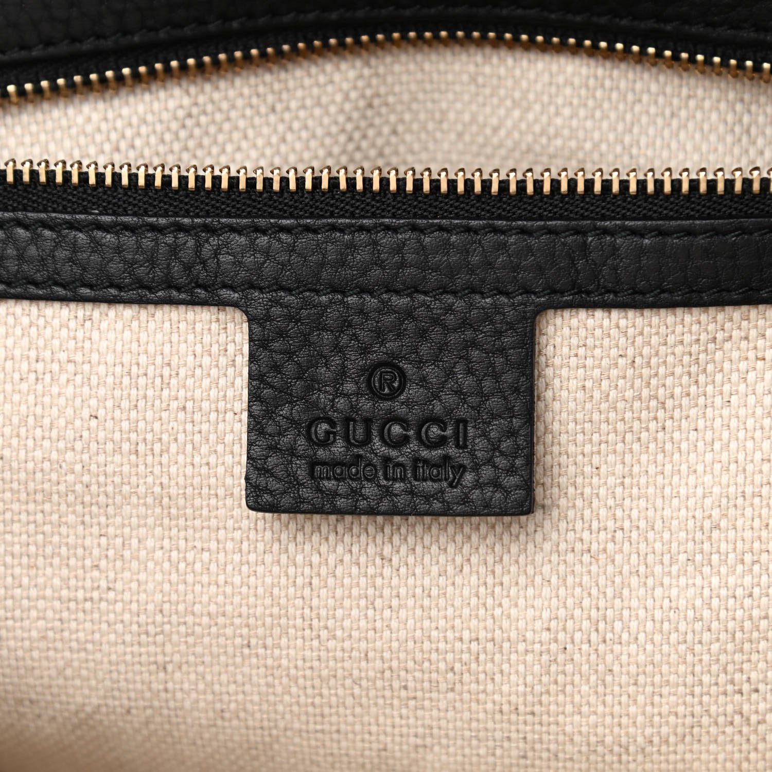 Gucci Pebbled Calfskin Small Soho Top Handle Bag Black 5 of 11