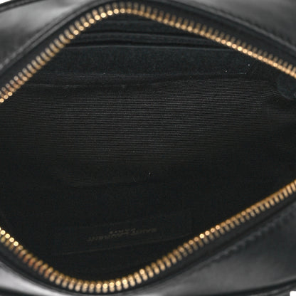 Saint Laurent Calfskin Matelasse Monogram Lou Belt Bag Black 5 of 10
