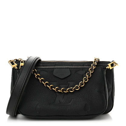 Louis Vuitton Empreinte Monogram Giant Multi Pochette Accessories Black 1 of 14