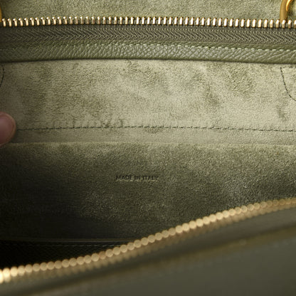 Celine Grained Calfskin Micro Belt Bag Army Green 6 of 10