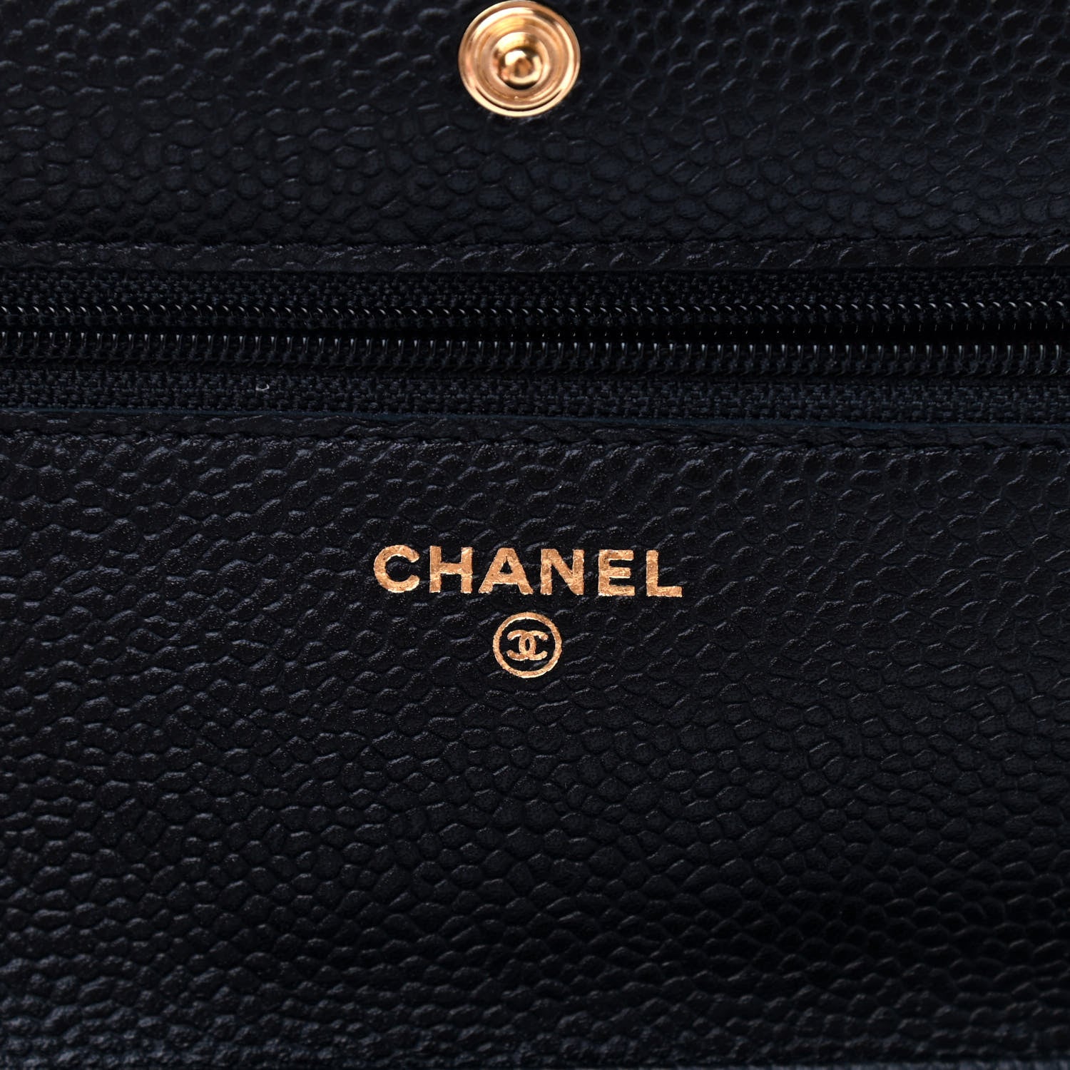 Chanel Caviar Quilted Wallet On Chain WOC Black 6 of 10