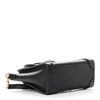 Celine Smooth Calfskin Nano Luggage Black 4 of 14