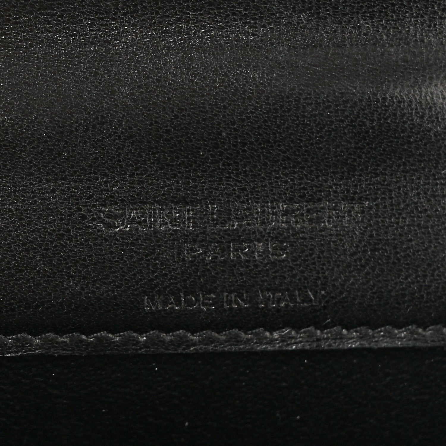 Saint Laurent Lambskin Quilted Monogram Baby Crossbody Bag Black 6 of 14