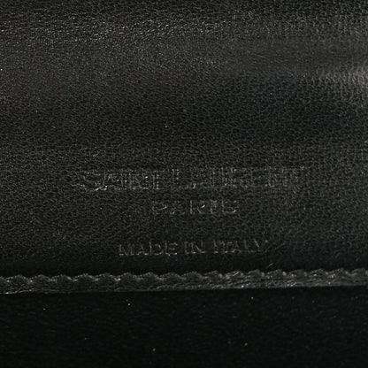 Saint Laurent Lambskin Quilted Monogram Baby Crossbody Bag Black 6 of 14