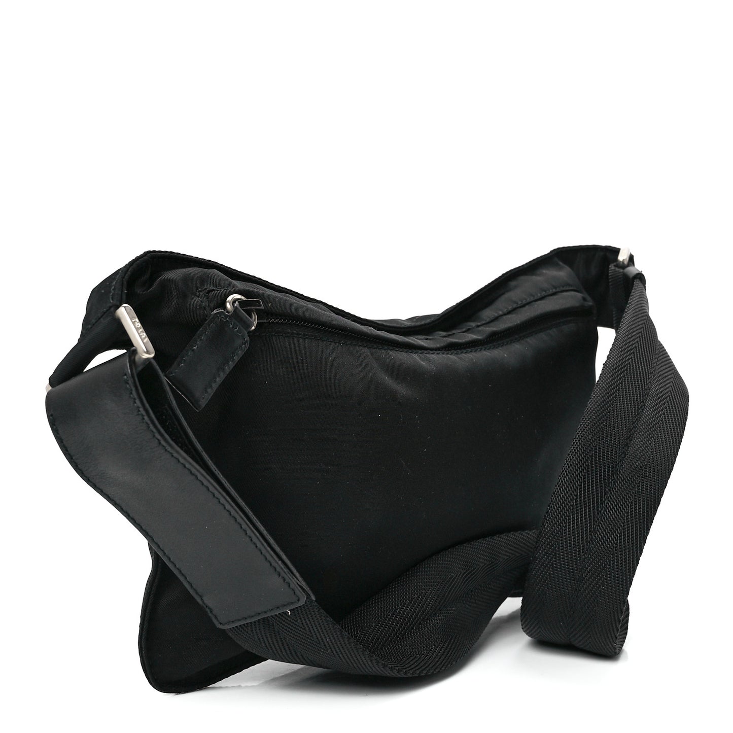 Tessuto Nylon Belt Bag Black