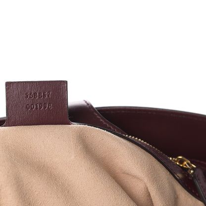 Gucci GG Monogram Calfskin Medium Arli Shoulder Bag Sahara Rubino Chardonnay 8 of 12