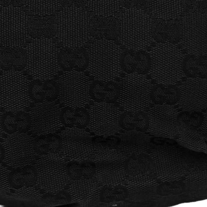 Gucci Denim Monogram Half Moon Hobo Black 11 of 16