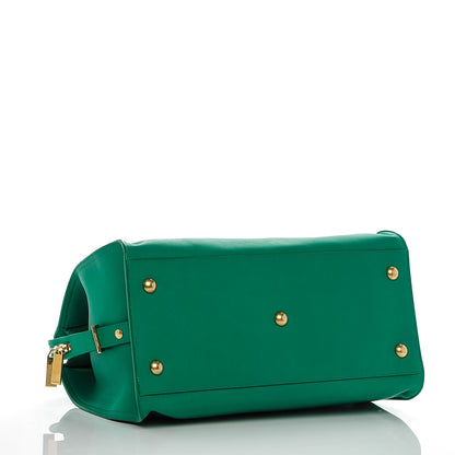 Saint Laurent Calfskin Medium Classic Y Cabas Green 4 of 7