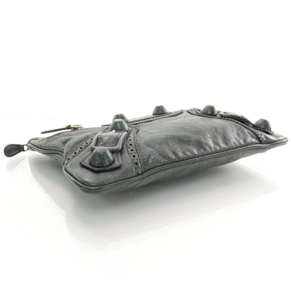 Balenciaga Agneau Covered Giant Handle Flat Clutch 4 of 7