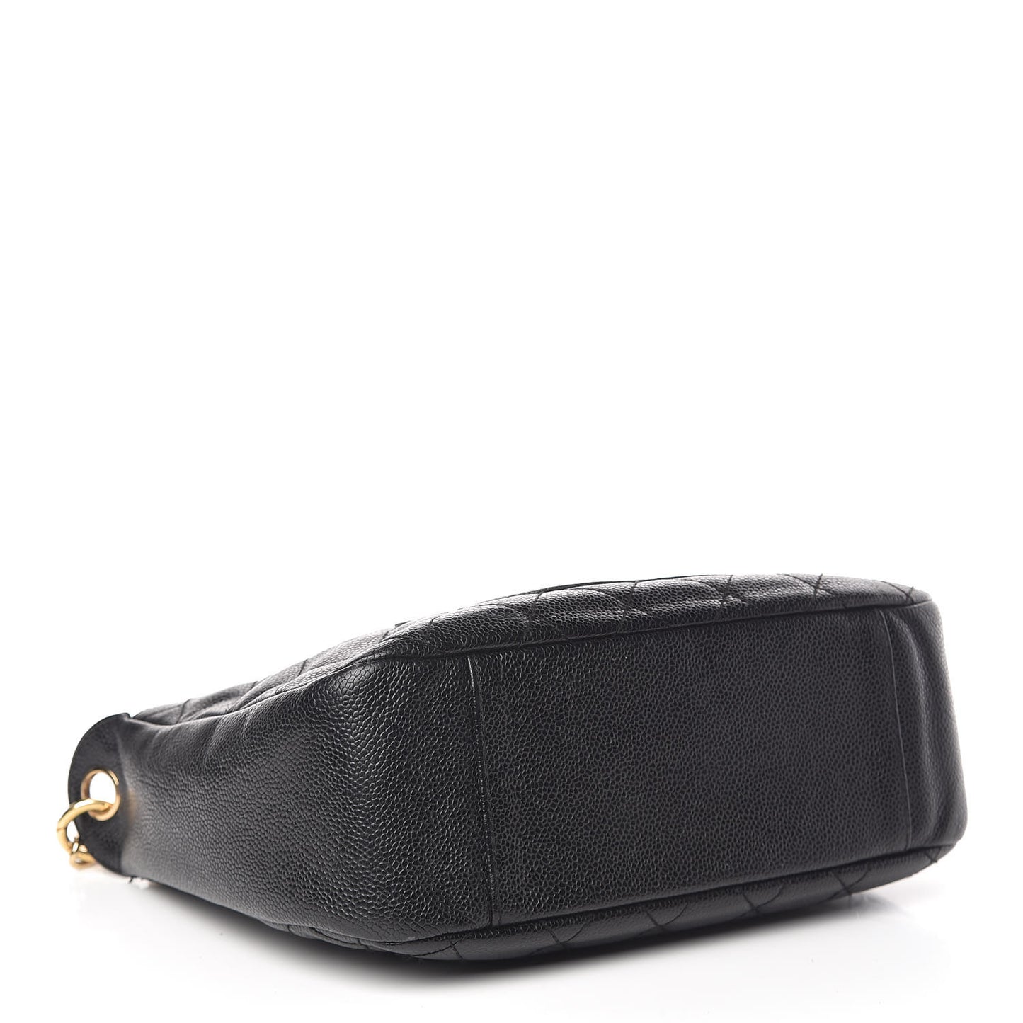 Caviar Quilted Hobo Black