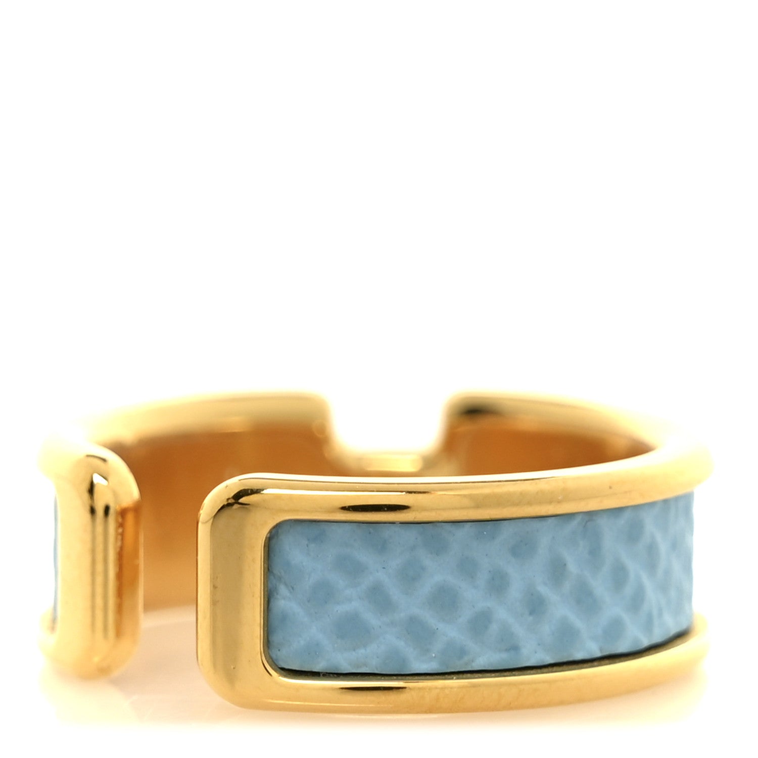 Hermes Epsom Olympe Ear Cuff GM Celeste 3 of 5