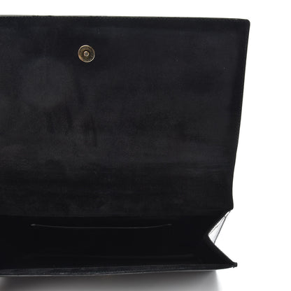 Saint Laurent Patent Monogram Large Belle De Jour Clutch Black 5 of 8