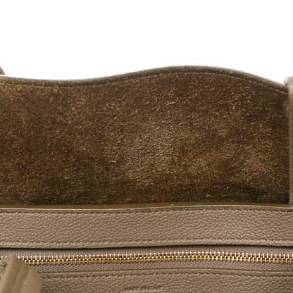Celine Soft Grained Calfskin Small Belt Cabas Phantom  Taupe 15 of 16