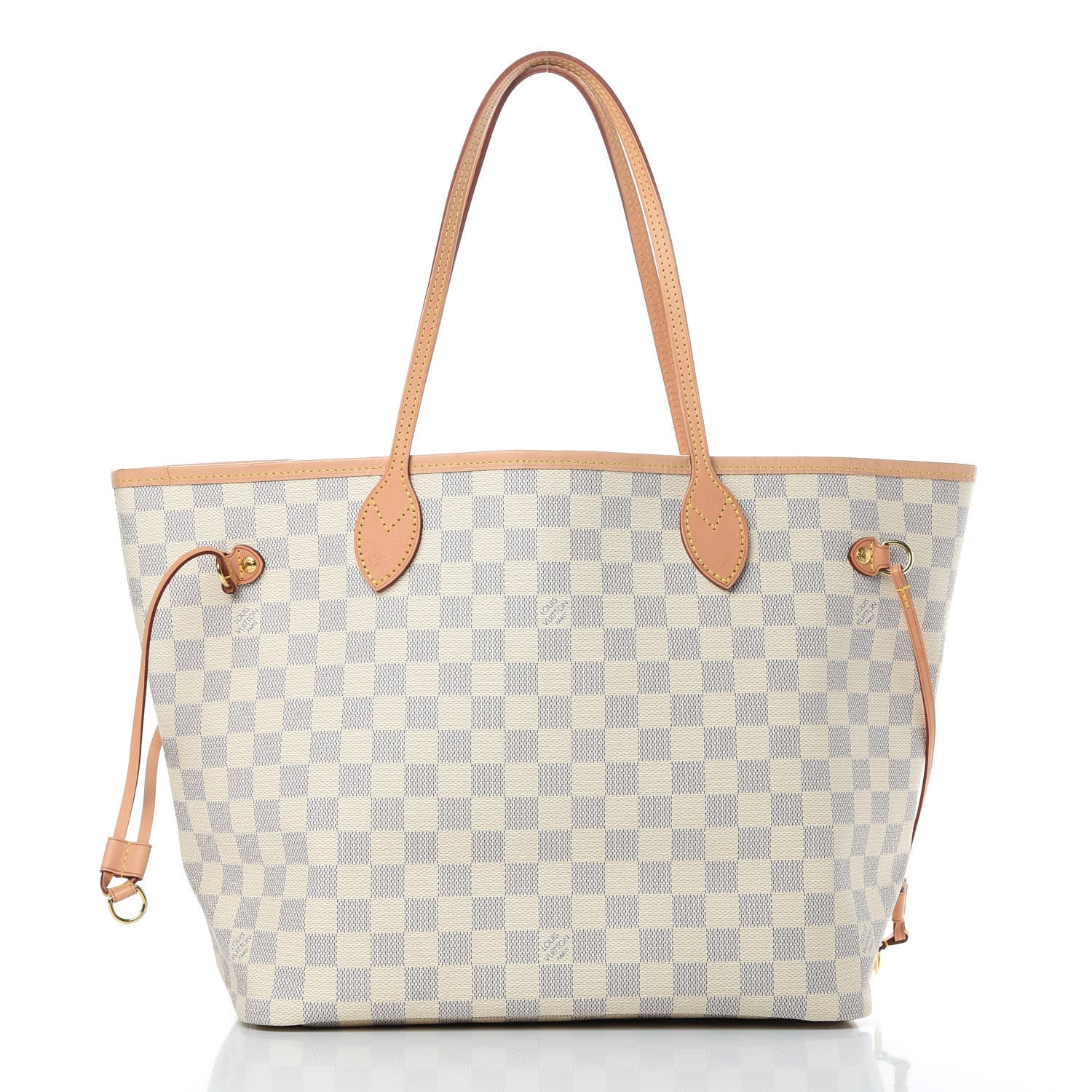 Louis Vuitton Damier Azur Neo Neverfull MM Rose Ballerine 3 of 11