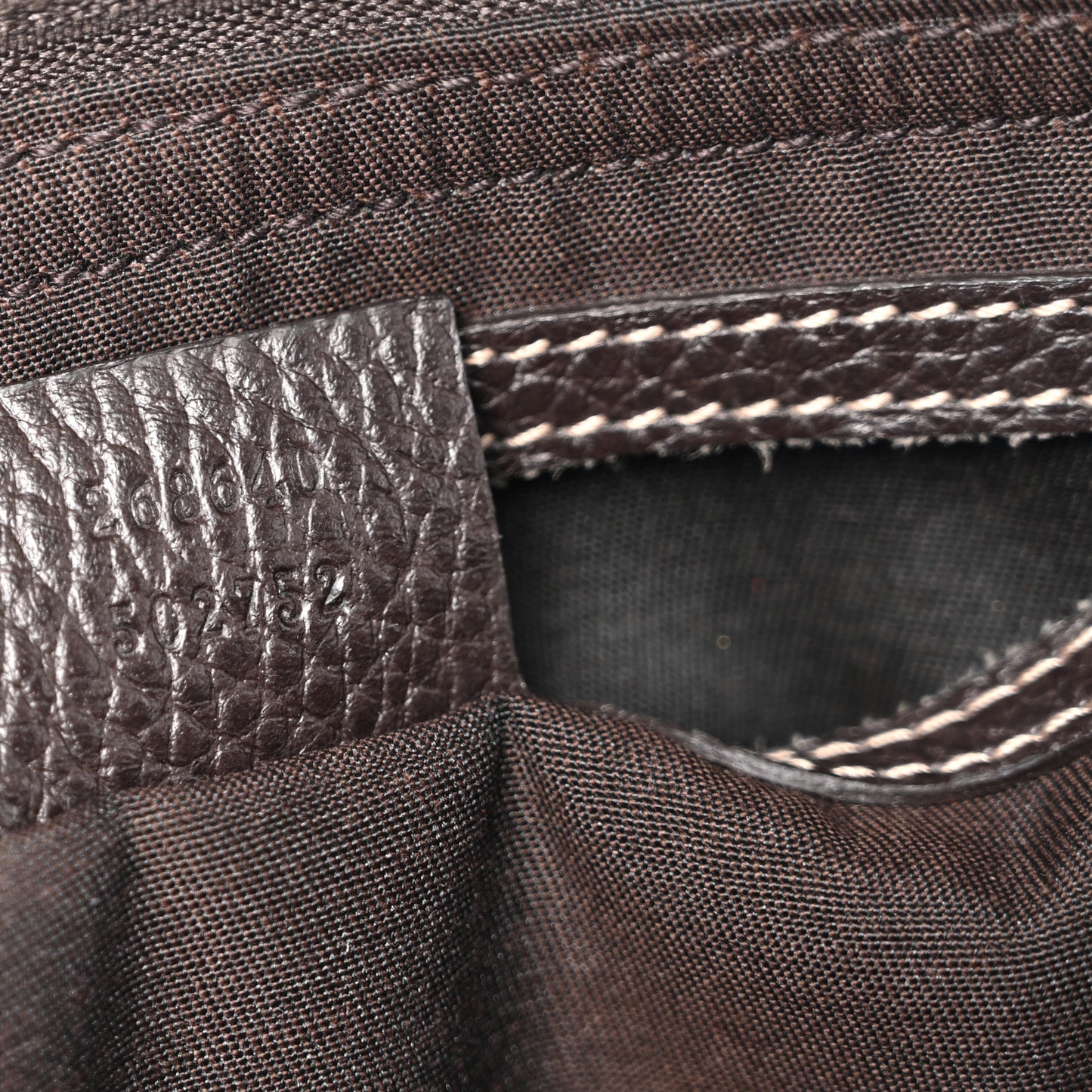 Crystal Monogram Medium Abbey Tote Brown