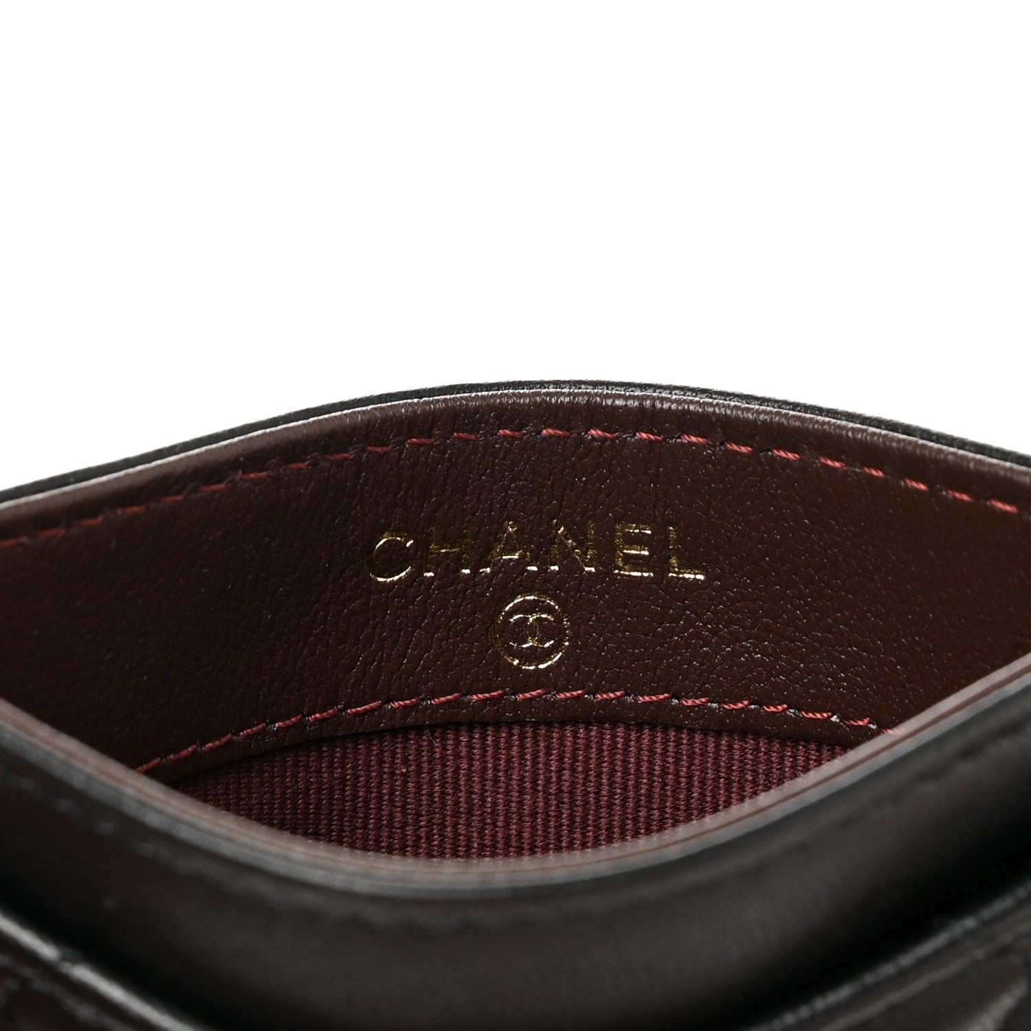 Chanel Lambskin Quilted Card Holder Black 6 of 9